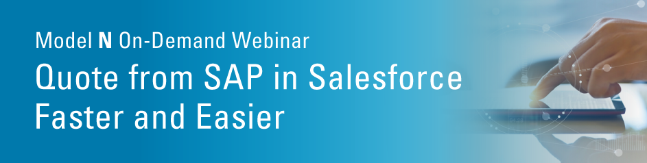 [On-Demand Webinar] Quote from SAP in Salesforce Faster and Easier